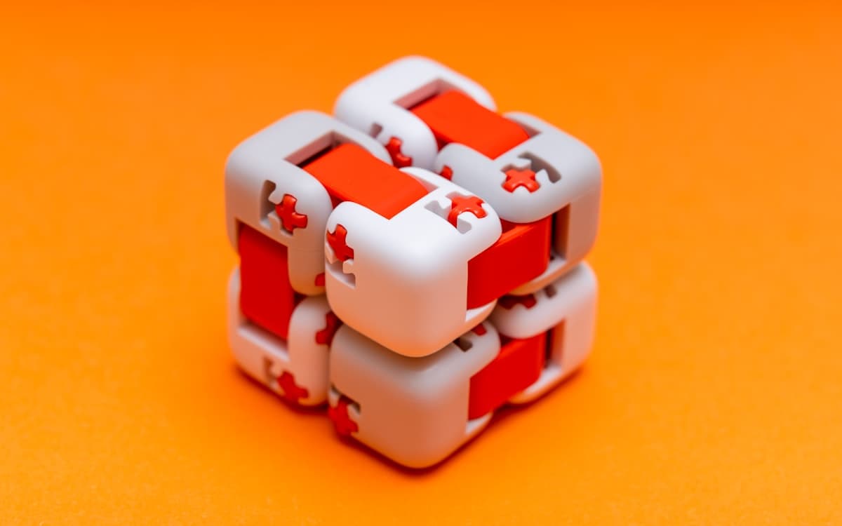 Infinity Cube Fidget Toy — 3D printed desk fidget toy